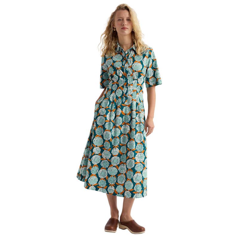 Seasalt Cornwall Wild Liquorice Dress - Painted Marigold Dark Wreckage image number 0